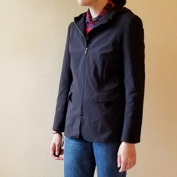 SOLD! Sa Va Canada Women's Black Hooded Jacket - Picture 4 of 8